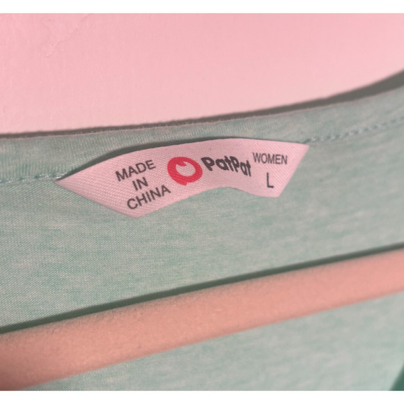 Patpat Size Large Sleeveless Tiered Maxi Sundress Mint Green Heathered Summer - Picture 7 of 7